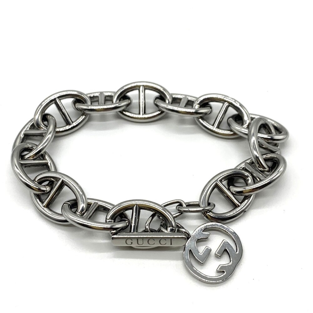 GUCCI Silver Charm Bracelet